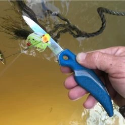 Cuda 3" Serrated Line And Net Knife -Karl’s Baits Shop 18099 in use webv1 1