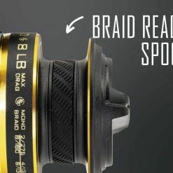 Googan Squad Gold Series Micro Rod & Spinning Reel Bundle -Karl’s Baits Shop 220929 googan squad gold spinning reel features braid ready spool 1 1