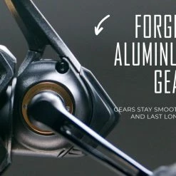 Googan Squad Gold Series Spinning Reel & Finesse Rod Bundle -Karl’s Baits Shop 220929 googan squad gold spinning reel features forged alum gear 1