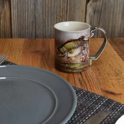 Rivers Edge Ceramic 3D Mug 15oz 7 Rivers Edge Ceramic 3D Mug 15oz -Karl’s Baits Shop bass scene ceramic 3d mug 4