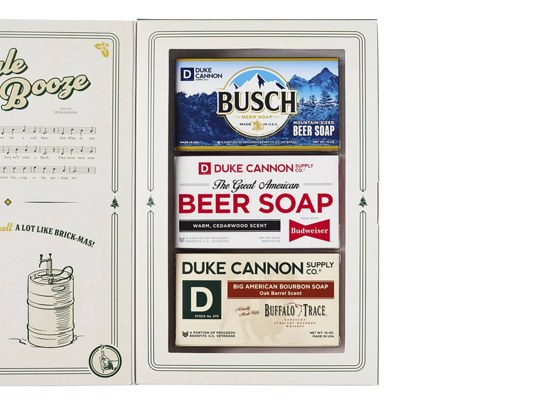 Duke Cannon Jingle Booze Soap Gift Set 5 Duke Cannon Jingle Booze Soap Gift Set - Image 3