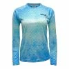 Hook & Tackle Scaly Women's Long Sleeve Shirt -Karl’s Baits Shop hookandtackle womens scaly drycool shirt aquamarine 5
