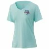 HUK Women's V-Neck -Karl’s Baits Shop huk beachglassheather womensbigmouthvneck 51 01 huk 10004c