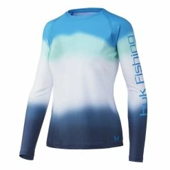 HUK Women's Flare Fade Pursuit Long Sleeve Shirt