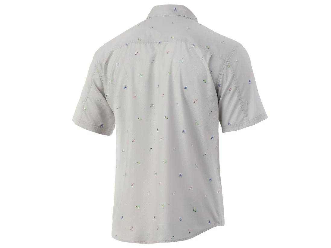 HUK Fly Hooks Teaser Short Sleeve Shirt 4 HUK Fly Hooks Teaser Short Sleeve Shirt - Image 2
