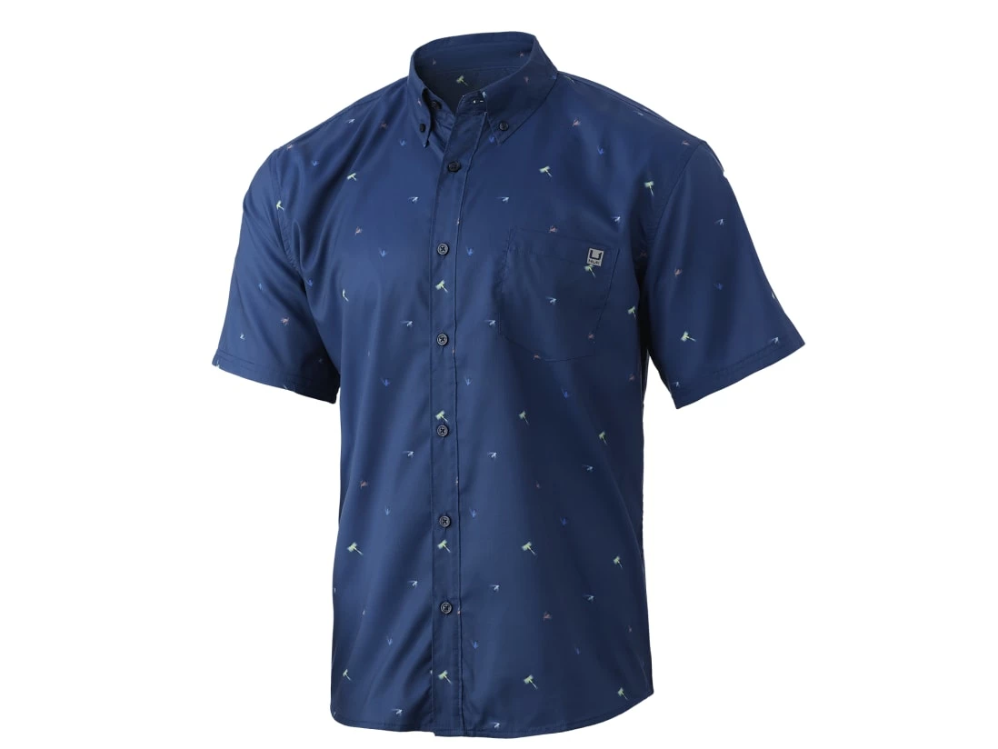 HUK Fly Hooks Teaser Short Sleeve Shirt 5 HUK Fly Hooks Teaser Short Sleeve Shirt - Image 3