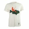 Karl's Fishing & Outdoors Bass Rider T-shirt -Karl’s Baits Shop karls cream bassridertshirt front 50 01 krl 10000