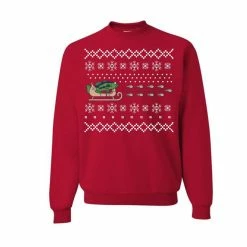 Karl's Fishing & Outdoors Ugly Fishmas Sleigh Sweatshirt