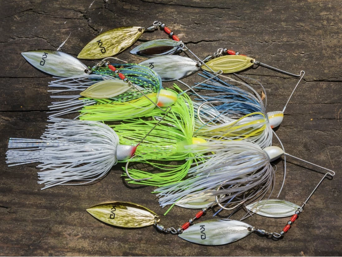 Strike King KVD Finesse Double Willow Spinnerbait 4 Strike King KVD Finesse Double Willow Spinnerbait - Image 2