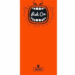 Fish On Necko - Orange/Black -Karl’s Baits Shop necko fishon orangleblack design