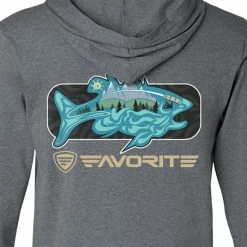 Favorite Fishing Simmer Tri-Blend Hoodie