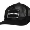 Simms Mesh All-Over Trucker 1 Simms Mesh All-Over Trucker -Karl’s Baits Shop simms meshallovertrucker black frontangle 50 25 sim 10021b 1
