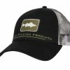 Simms Walleye Icon Trucker -Karl’s Baits Shop simms walleyeicontrucker woodlandcamosandbar frontangle 50 25 sim 10019a 1